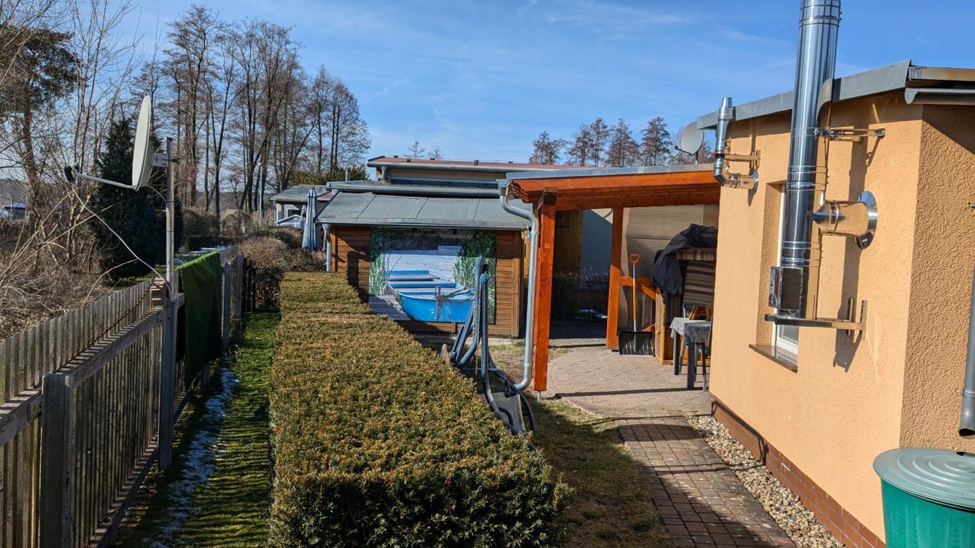 Spreewaldhaeuser Golinski Mit Kamin Am Neuendorfer See Alt Schadow Екстер'єр фото